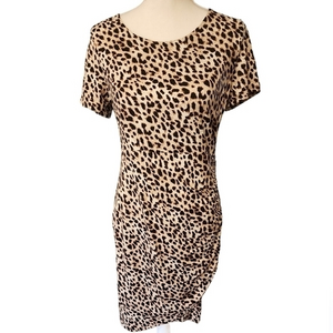 Eleven oaks boutique cheetah‎ fitted dress